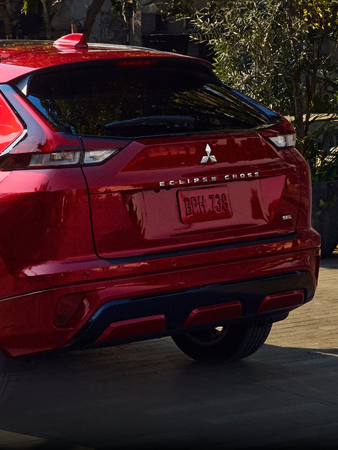 2026 Mitsubishi Eclipse Cross compact SUV with LED tail lights