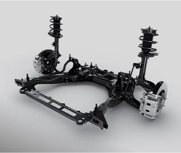 2026 Mitsubishi Outlander SUV Suspension Graphic