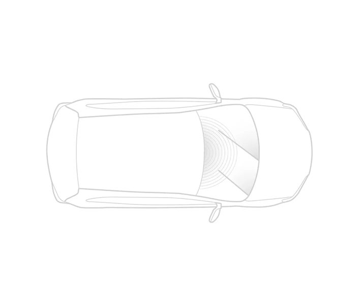 Overhead sketch of 2026 Mitsubishi Outlander Sport SUV