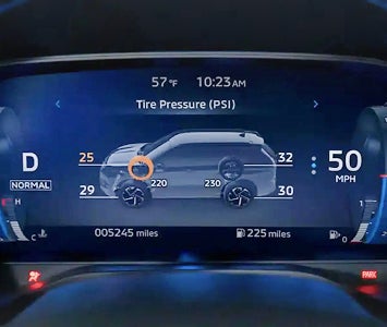 2025 Mitsubishi Outlander SUV pressure monitoring system